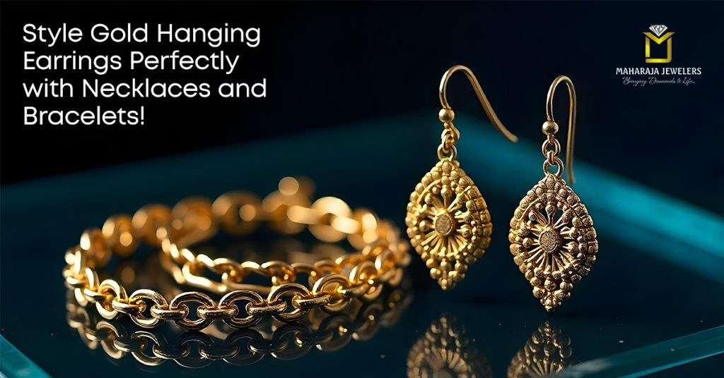 Gold Hanging Earrings