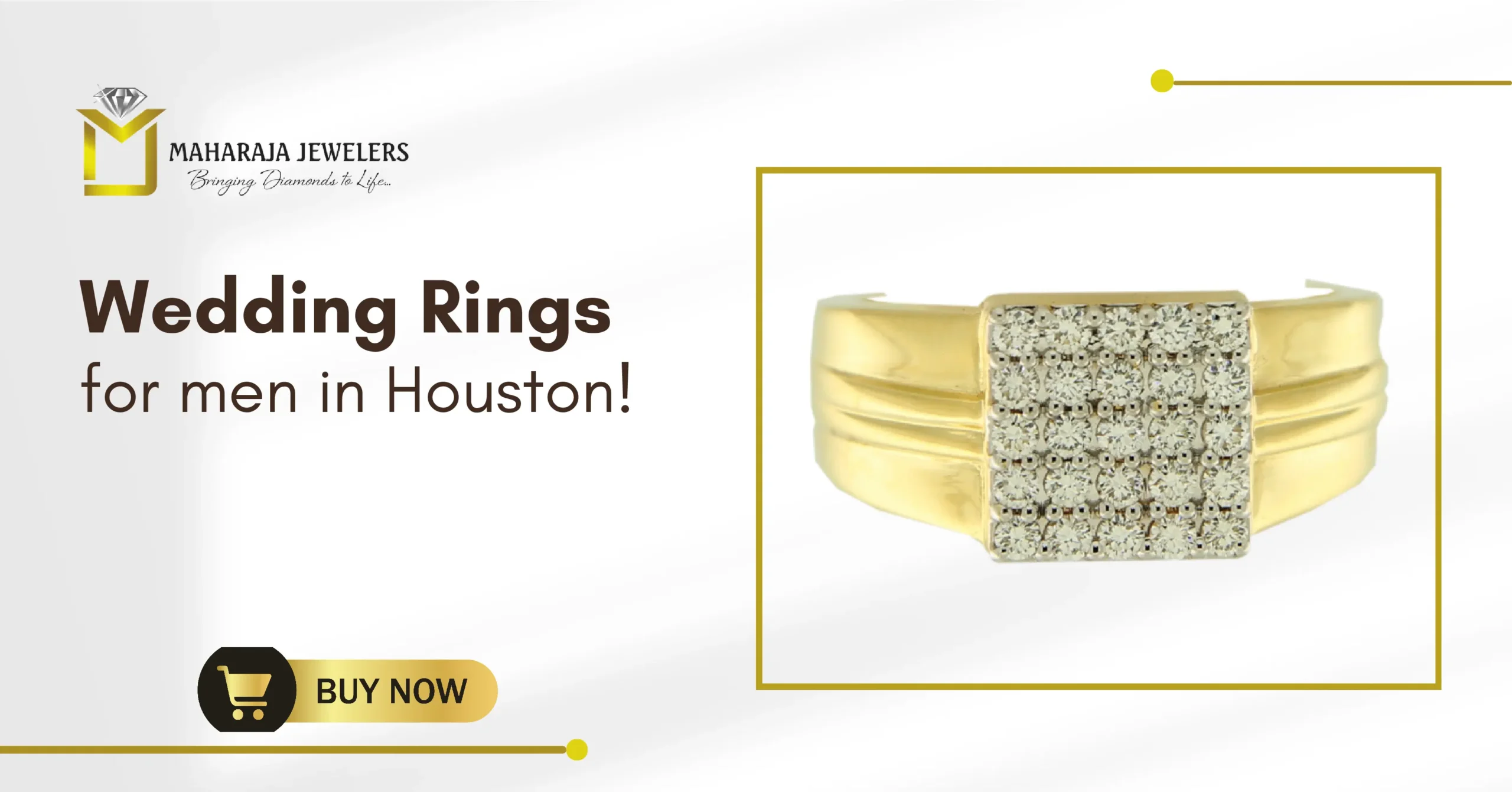 Wedding Rings for Men Gold, Diamond & Platinum Bands